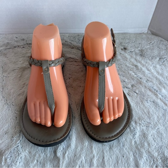 Rock & Candy Braided Strap Gray Sandals Women Size 7 - Picture 7 of 12